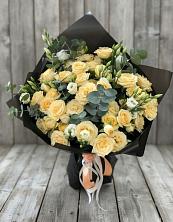 Букет цветов из:  Розы и Лизиантусы в Горбово