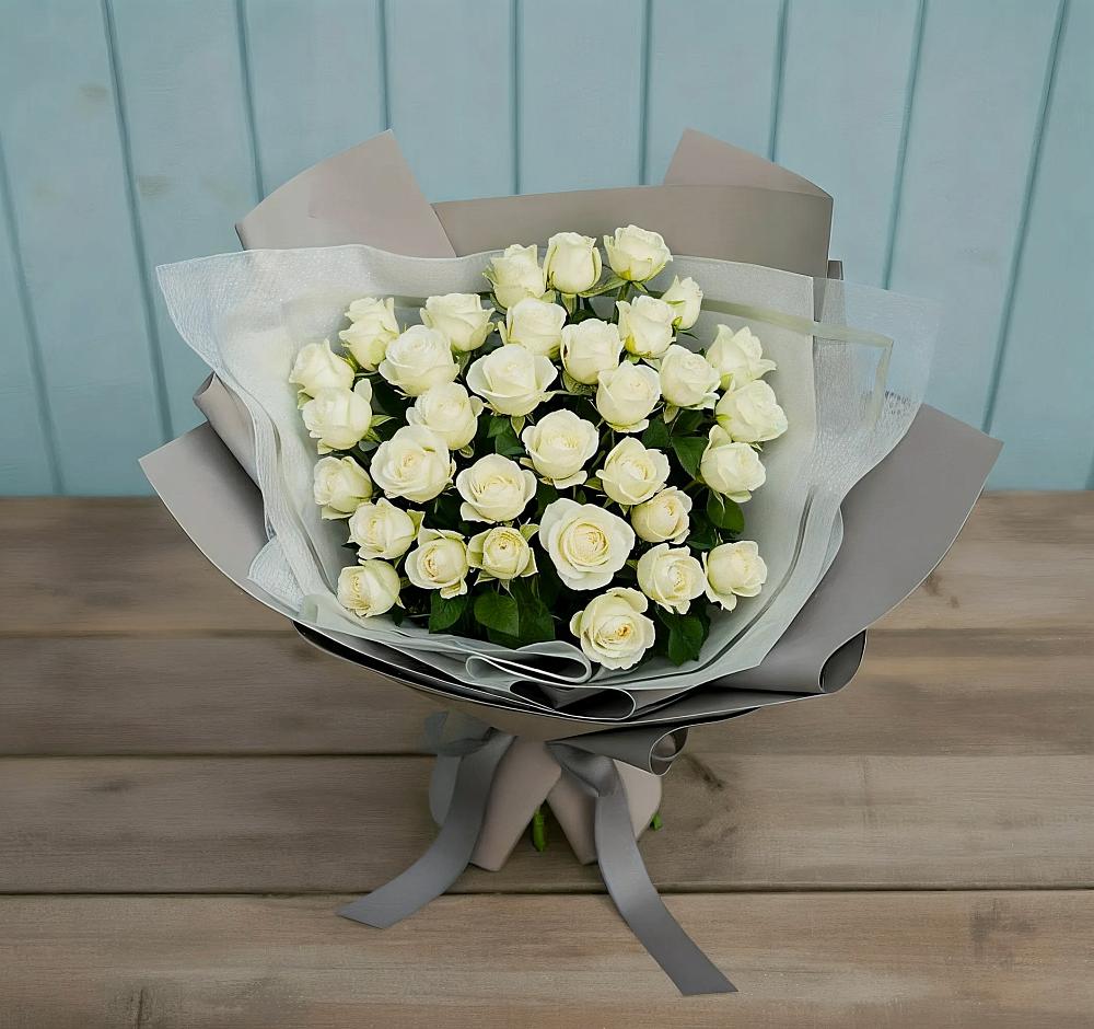 Букет Белоснежная нежность в Горбово