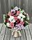 Букет цветов из: Альстромерии, Гвоздики, Розы и Хризантемы в Горбово