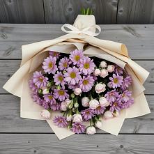 Букет цветов из:  Розы и Хризантемы в Горбово