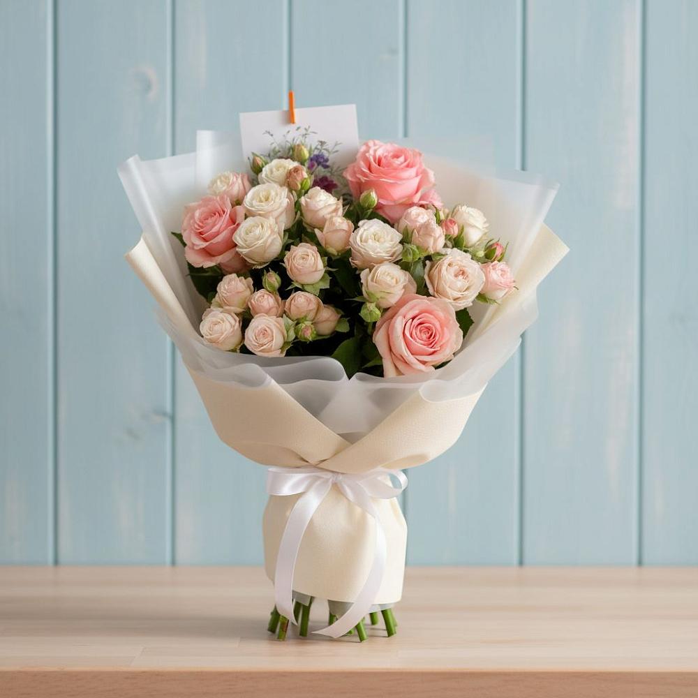 Букет цветов из: Розы в Горбово