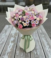 Букет цветов из:  Розы и Хризантемы в Горбово