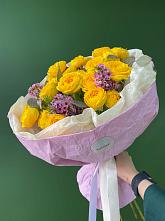 Букет Кустовые желтые розы #REPLACE_PRED# Горбово