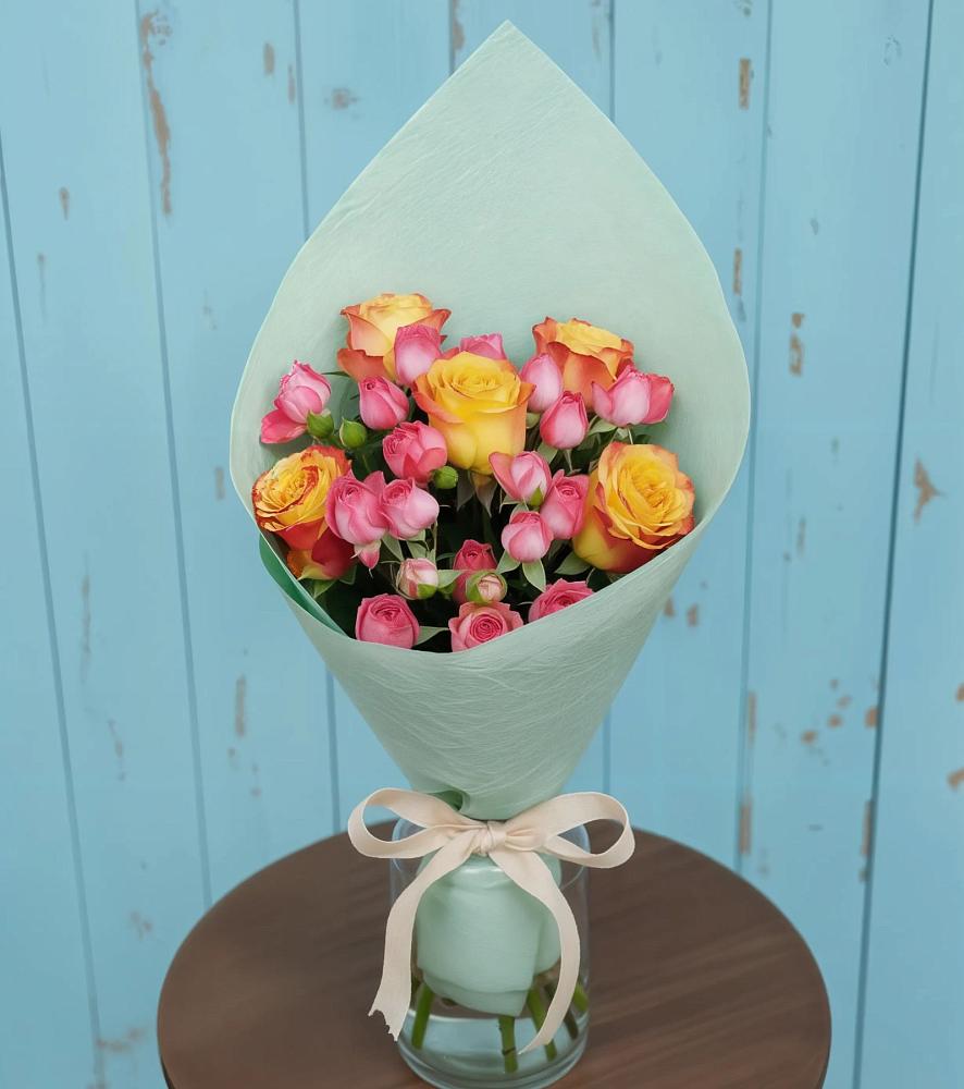 Букет цветов из: Розы в Горбово