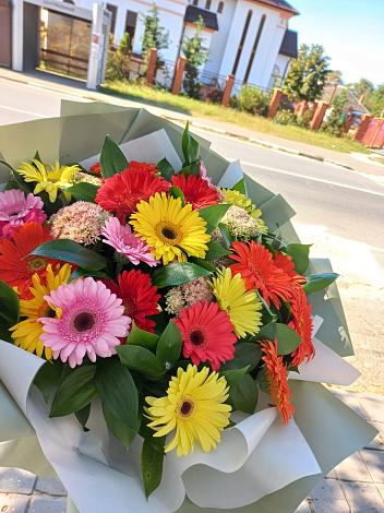 Букет цветов из: Герберы в Горбово