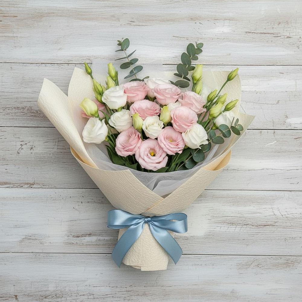 Букет цветов из: Лизиантусы в Горбово